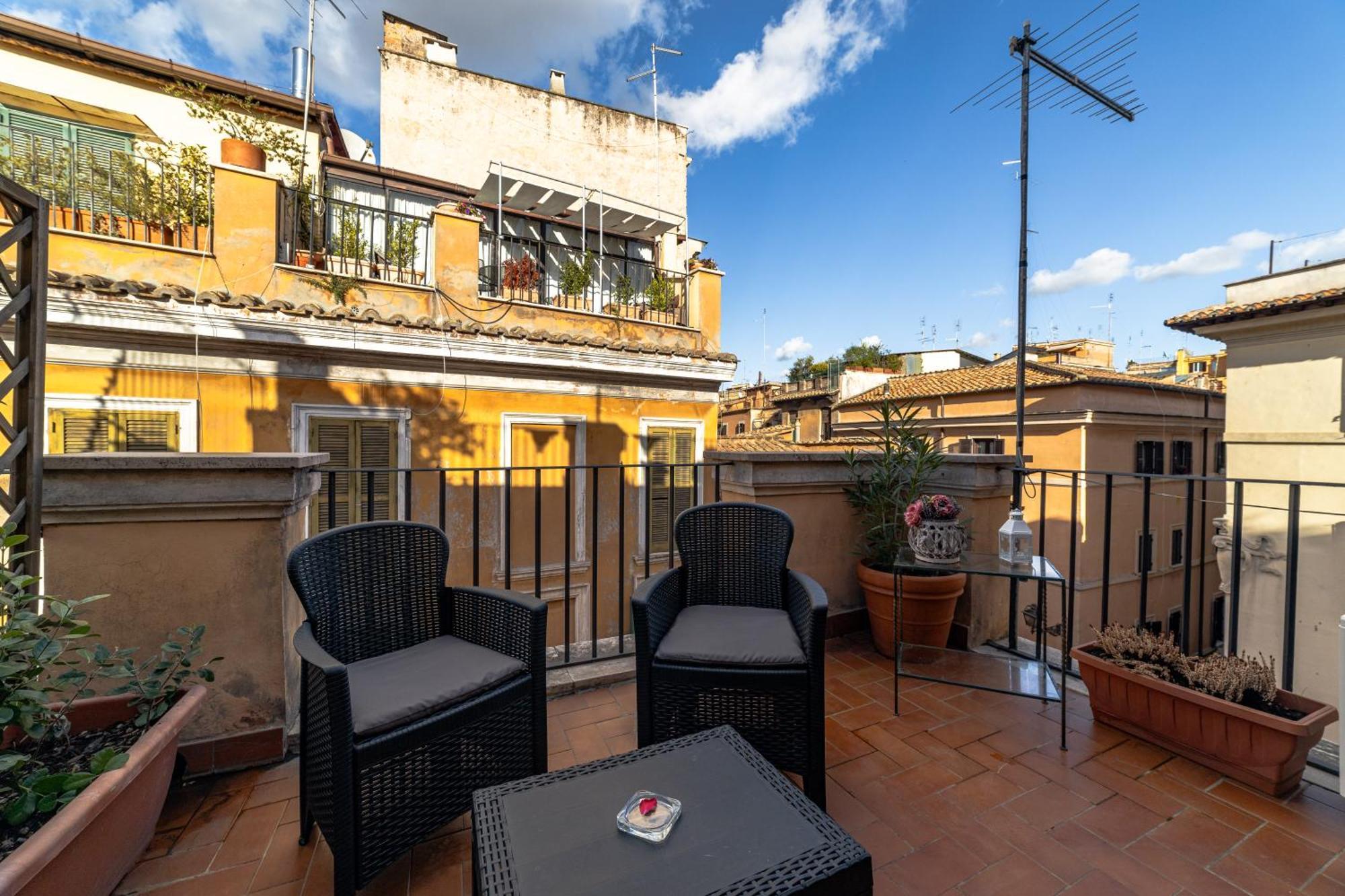 Tiberina Rooftop Trastevere Rome Bagian luar foto
