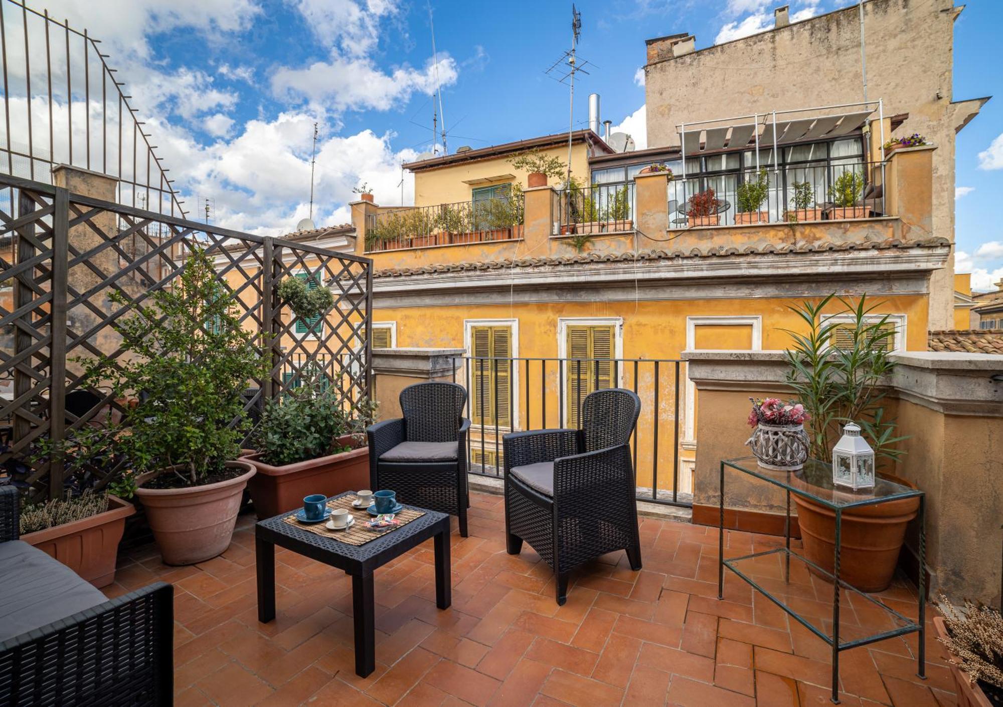 Tiberina Rooftop Trastevere Rome Bagian luar foto